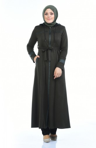 Khaki Abaya 8203-01