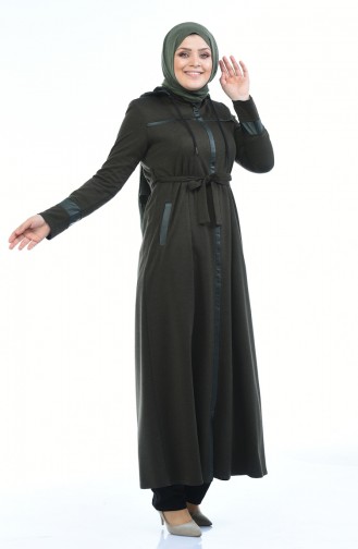 Khaki Abayas 8203-01