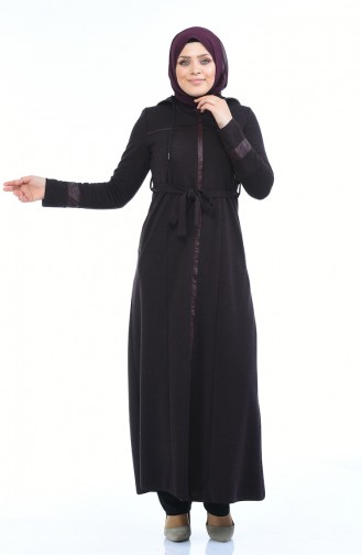 Plum Abaya 8203-03