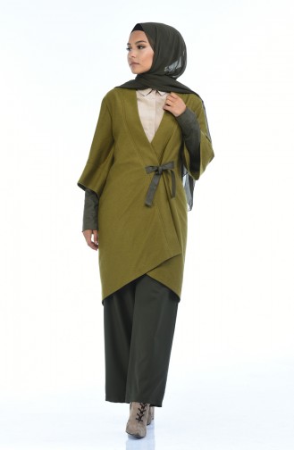 Oil Green Cardigans 1494-01