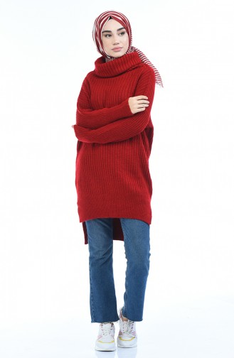 Long Pull Tricot 1472-01 Rouge 1472-01