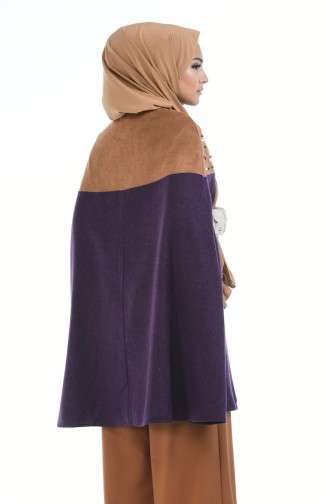 Lila Poncho 1499-02