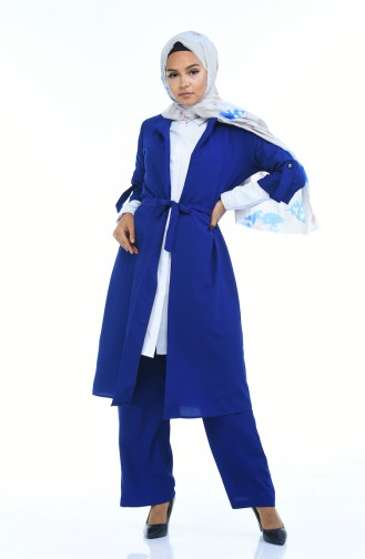 Coat Pants Double Suit 1199-13 Saxe Blue 1199-13