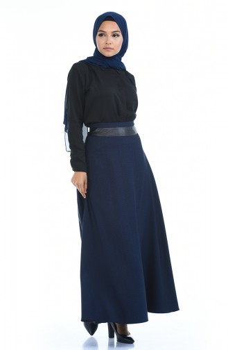 Navy Blue Skirt 4110-02
