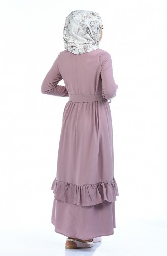 Dusty Rose Hijab Dress 5790-02