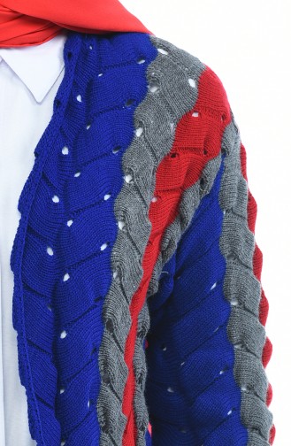 Gilet Tricot 1480-05 Bleu Roi 1480-05