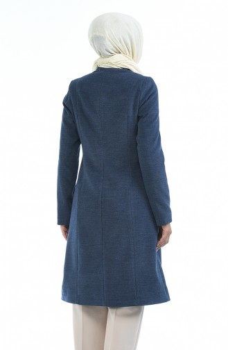 معطف طويل نيلي 1489-01