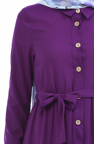 Purple Hijab Dress 5790-06