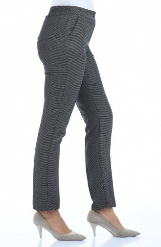 Pantalon a Motifs 4250-01 Noir 4250-01