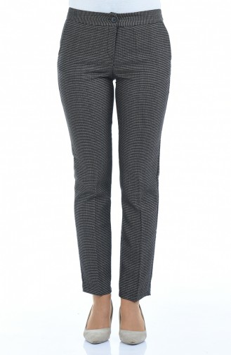 Pantalon a Motifs 4250-01 Noir 4250-01