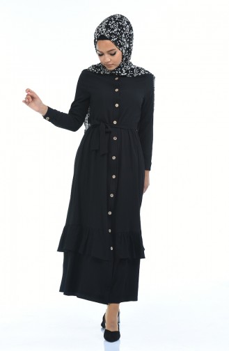 Black İslamitische Jurk 5790-07