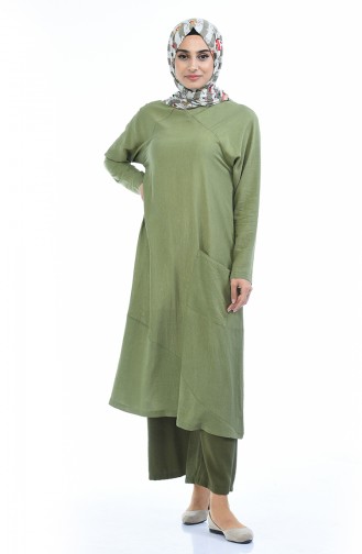 Henna Green Pants 25072-05