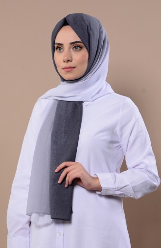 Châle Mousseline Dégradé 13086-03 Gris Fumé 13086-03