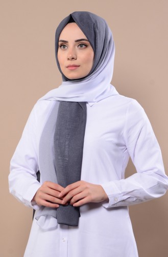Châle Mousseline Dégradé 13086-03 Gris Fumé 13086-03