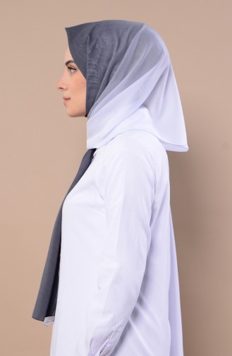 Châle Mousseline Dégradé 13086-03 Gris Fumé 13086-03
