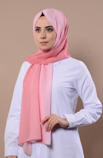 Chiffon Schal  13086-07 Lachs 13086-07