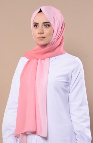 Chiffon Schal  13086-07 Lachs 13086-07