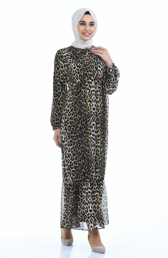 Black Hijab Dress 3502A-02