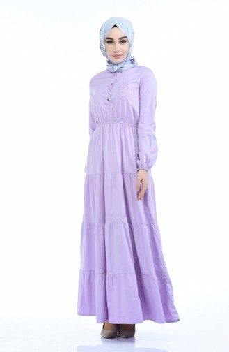 Violet Hijab Dress 4016-01