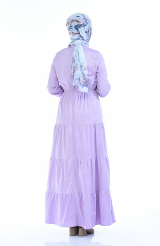 Lilac İslamitische Jurk 4016-01