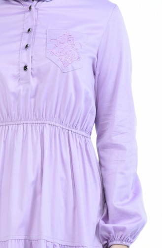 Lilac İslamitische Jurk 4016-01