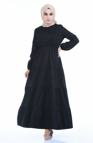 Robe Taille élastique 4016-03 Noir 4016-03