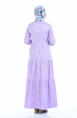 Violet Hijab Dress 4055-02