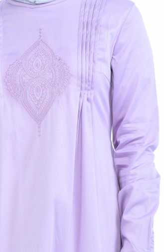 Violet Hijab Dress 4055-02