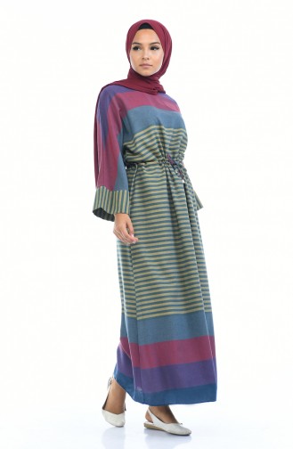 Yellow Hijab Dress 18147-06
