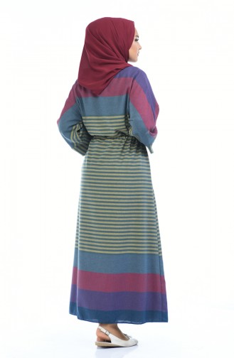 Gelb Hijab Kleider 18147-06