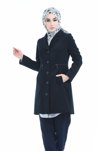 Dark Navy Blue Coat 1485-01