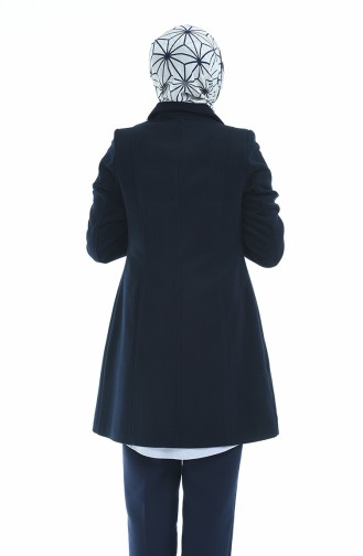 Dark Navy Blue Coat 1485-01