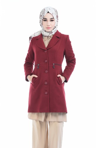 Claret Red Coat 1485-02