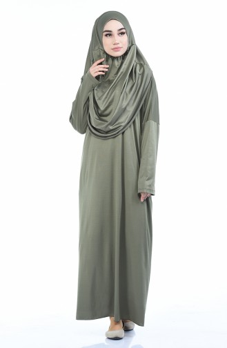 Khaki Prayer Dress 1001-02
