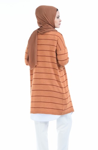 Gilet Tricot a Rayures 4888-05 Tabac 4888-05