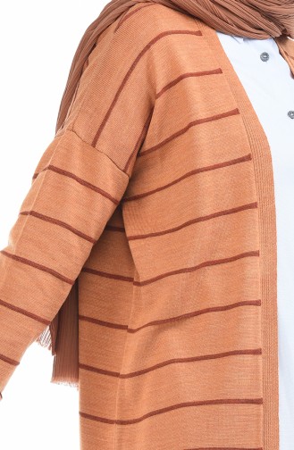 Gilet Tricot a Rayures 4888-05 Tabac 4888-05