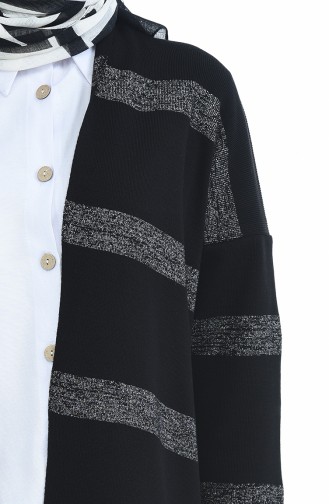 Gilet Tricot a Paillettes 4894-03 Noir 4894-03