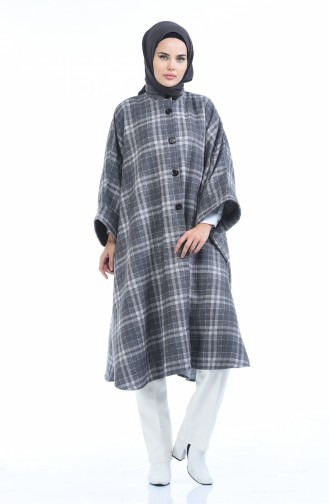 Gray Poncho 5001A-01