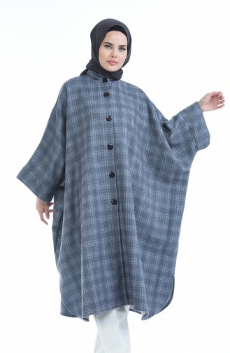 Light Gray Poncho 5001B-01