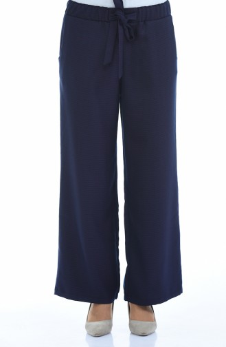 Pantalon Large Taille élastique 4242-01 Pourpre 4242-01