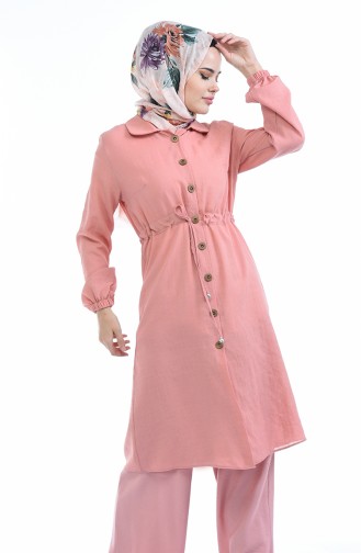 Beige-Rose Tunikas 1244-02