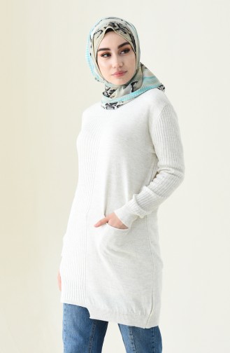 Triko Cepli Tunik 4925-01 Bej