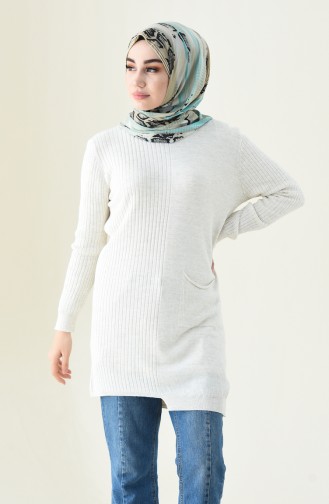 Triko Cepli Tunik 4925-01 Bej