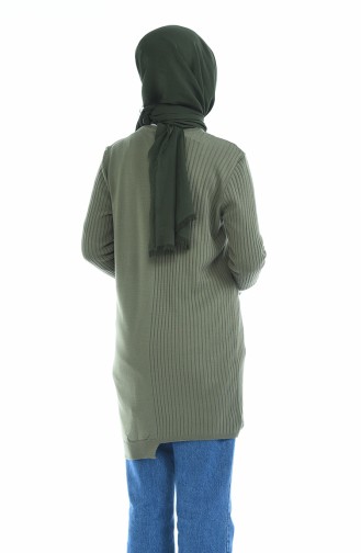 Triko Cepli Tunik 4925-06 Haki