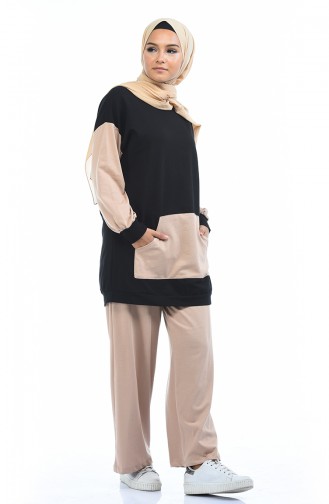 Beige Trainingspak 5020-03