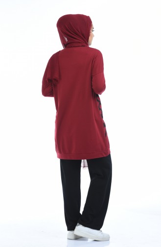 Claret Red Tracksuit 5024-06