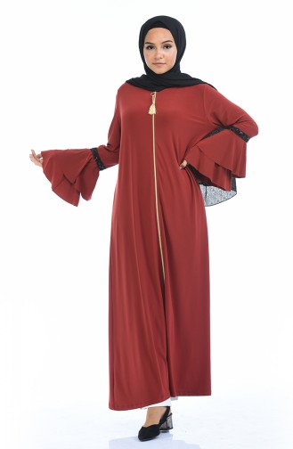 Abayas Couleur brique 5905-05