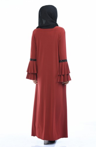 Abayas Couleur brique 5905-05