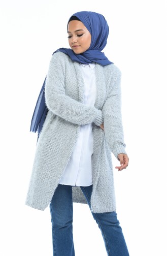 Gilet Tricot 4127-01 Gris 4127-01