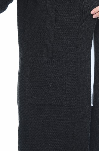 Gilet Tricot Col V 4132-02 Noir 4132-02